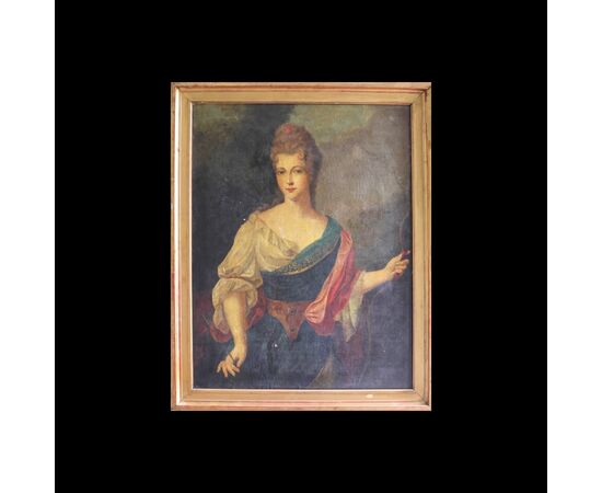 Ritratto di nobildonna, XVIII secolo, olio su tela