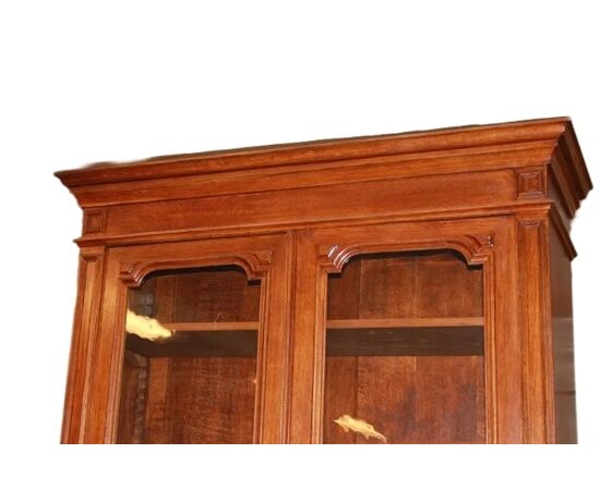Grande credenza stile Luigi Filippo in legno di Rovere del 1800