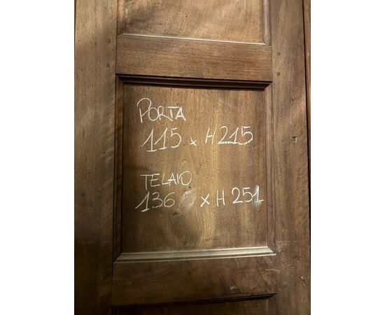 STIP225 - N. 4 stipi a muro da convento in noce, completi di telaio, epoca '700, misure diverse