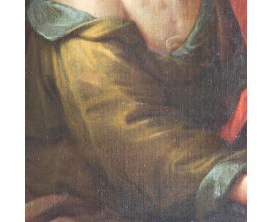 Michelangelo Merisi da Caravaggio maniera di; San Giovanni Evangelista, olio su tela