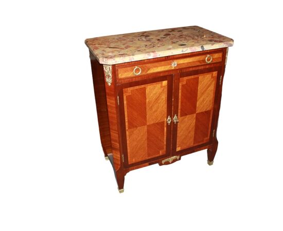 Credenzino Transizione del 1800 Francese in Legno di Bois de Rose