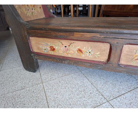 Cassapanca dipinta H 58 - 178 x 45