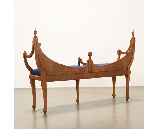 Coppia di Panchette in Stile Biedermeier Austria Prima Metà XX Secolo