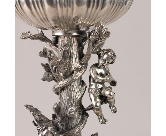 Lampada in Argento Manifattura Danilo Rossi Milano