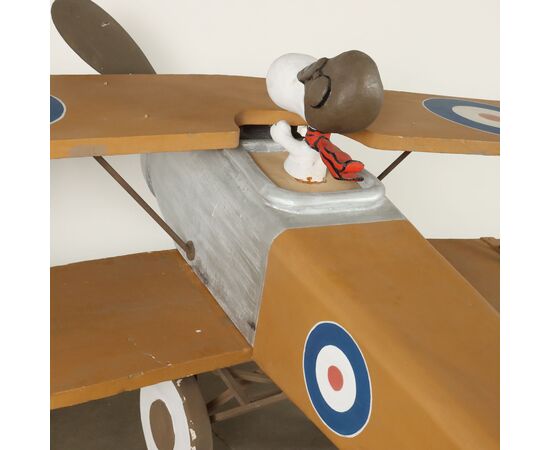 Modello di Aereo con Snoopy Aviatore Italia XXI Secolo