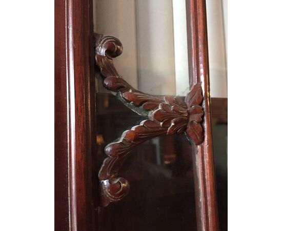 Grande libreria bookcase Inglese stile Regency del 1800 in mogano