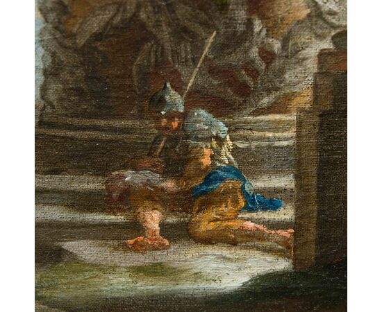 Andrea Locatelli ( Roma, 1695 – 1741), Capriccio architettonico con rovine