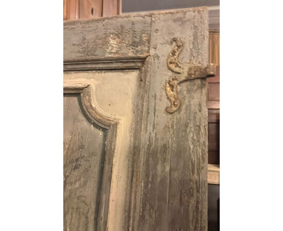 PTL683 - Porta in pioppo laccato, epoca '700, luce cm L 96 x H 220
