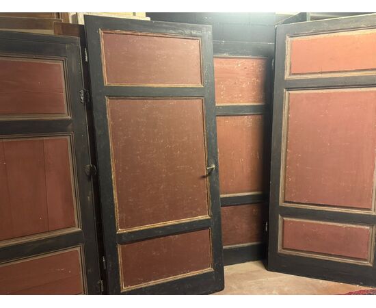 PTS890 - N. 4 Porte semplici laccate, epoca '800, misure diverse