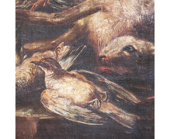 Giovanni Crivelli detto il Crivellino; Milano - Parma 1760, Scena di caccia, olio su tela
