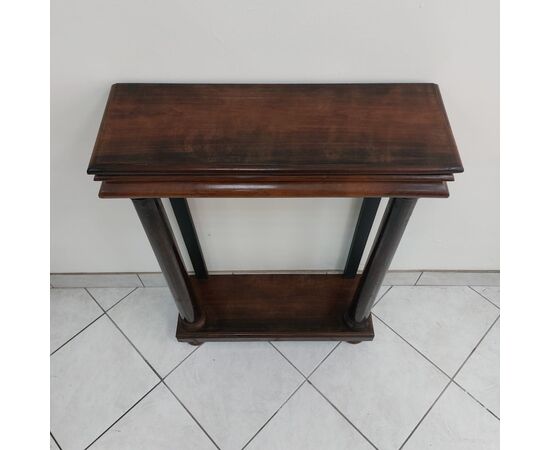 Consolle con specchiera in palissandro stile Impero 