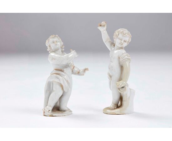 coppia di figure porcellana Antonibon '700