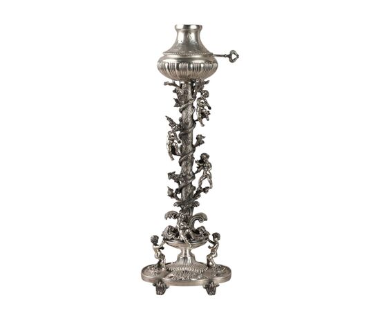 Lampada in Argento Manifattura Danilo Rossi Milano