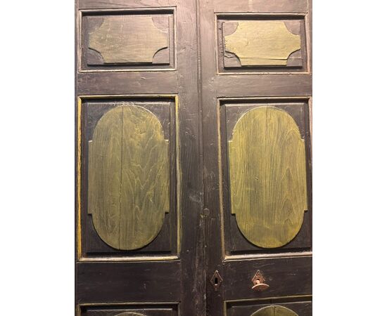 PTL701 - Porta in legno laccato, epoca '700, misure cm L 104 x H 213