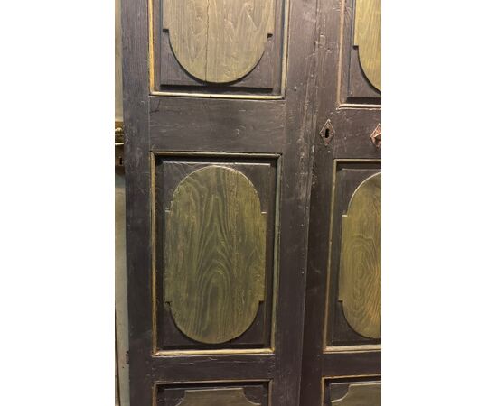 PTL701 - Porta in legno laccato, epoca '700, misure cm L 104 x H 213