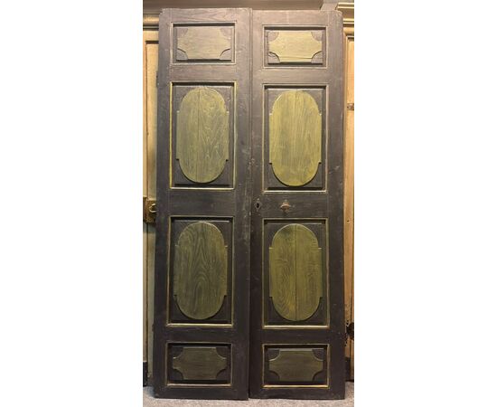 PTL701 - Porta in legno laccato, epoca '700, misure cm L 104 x H 213
