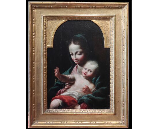 Pittore Veneto del '600 - Madonna con Bambino