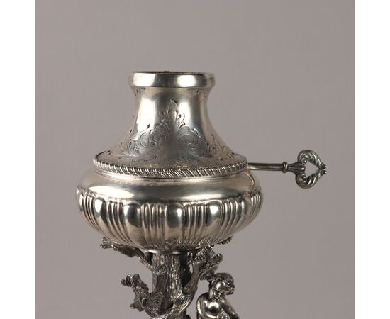 Lampada in Argento Manifattura Danilo Rossi Milano