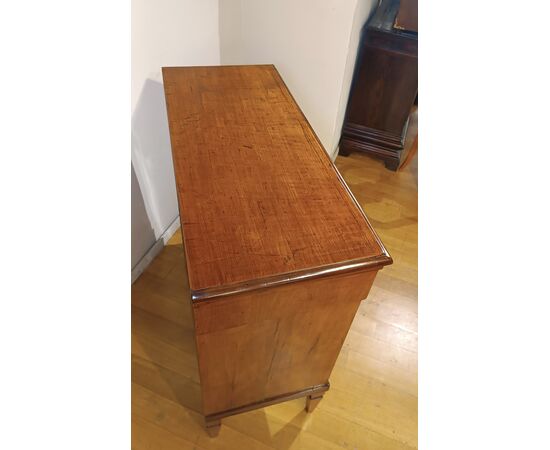 CASSETTONE TOSCANO NEOCLASSICO IN CILIEGIO FINE XVIII SECOLO 