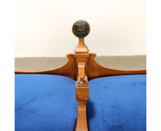 Coppia di Panchette in Stile Biedermeier Austria Prima Metà XX Secolo