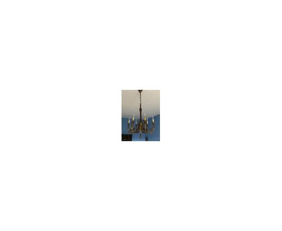 Lampadario dorato