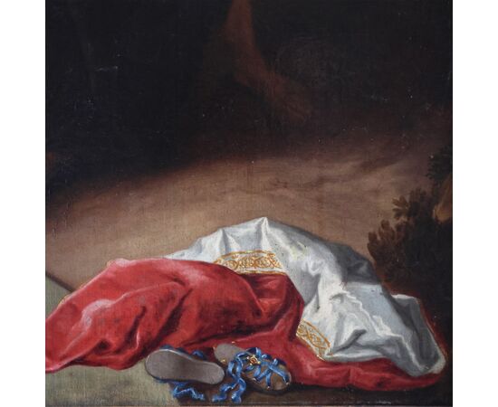 Scuola Francese; Susanna e i vecchioni, XVIII secolo, olio su tela