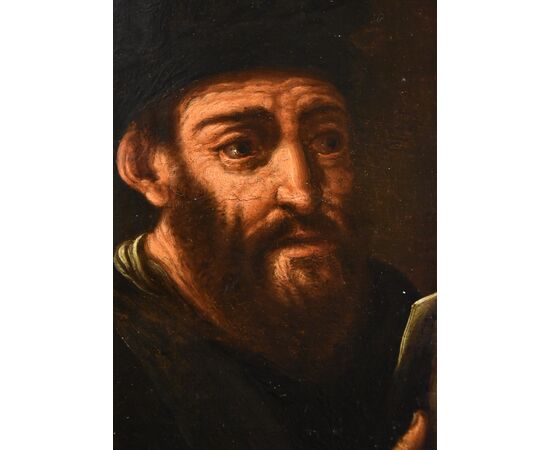 Ritratto dell'alchimista Morieno Romano, Pittore manierista fiammingo XVII secolo
