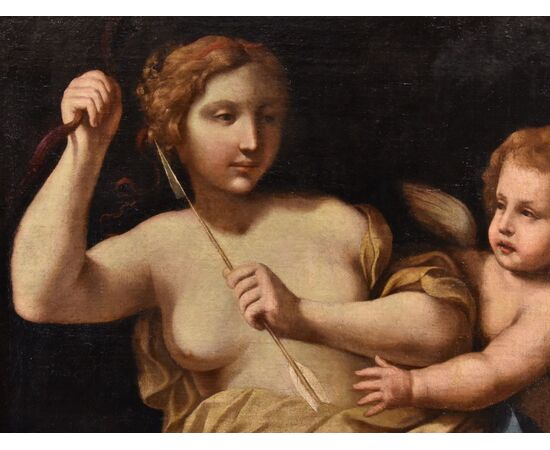 Venere che disarma Amore, Benedetto Gennari (Cento, 1633 - Bologna, 1715)