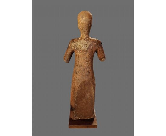 Raro manichino in legno policromo XVII secolo