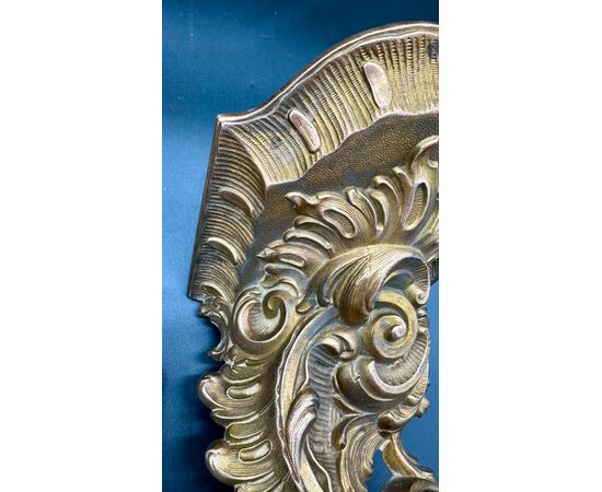 Coppia di mensole in bronzo - XIX sec. 