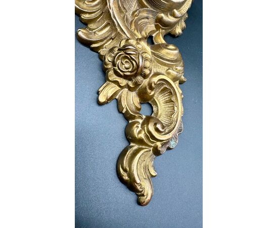 Coppia di mensole in bronzo - XIX sec. 