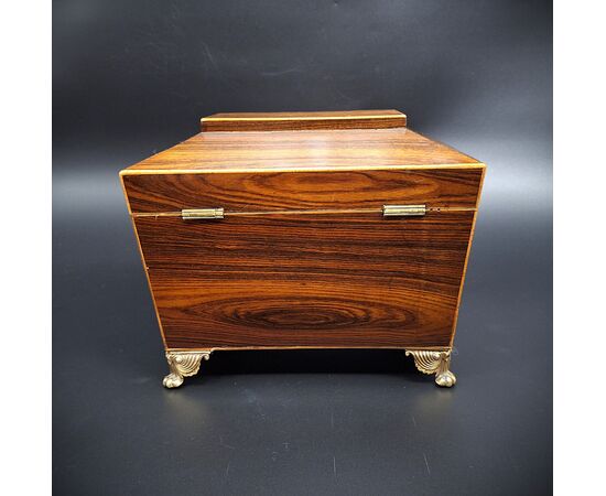 Scatola da Tè in bois de violette, prima metà 800 
