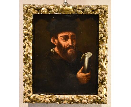 Ritratto dell'alchimista Morieno Romano, Pittore manierista fiammingo XVII secolo