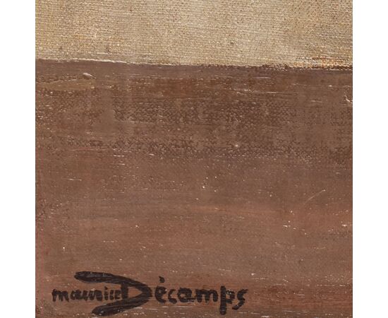 QUADRI ANTICHI, ART DECO, NATURA MORTA CON FIORI DI ROSE BIANCHE, OLIO SU TELA, XX SECOLO. (QF664)