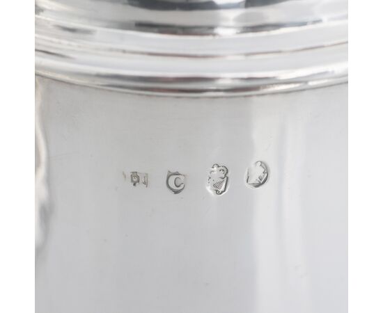 Tankard in argento sterling Giorgio II, Joseph Jackson, Dublino, 1749