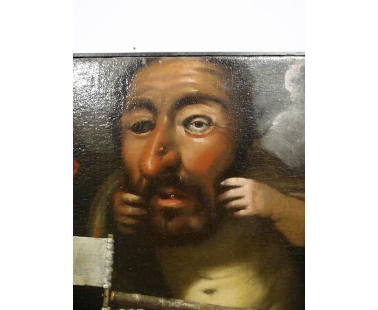 Coppia di dipinti del '700 - Putti che giocano con giochi dell'epoca - olio su tela