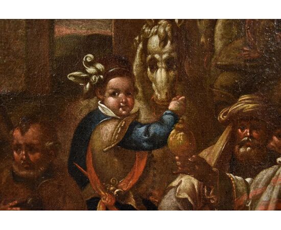 L’Adorazione dei Magi, Giovanni Stradano (Bruges 1523 - Firenze 1605) Bottega