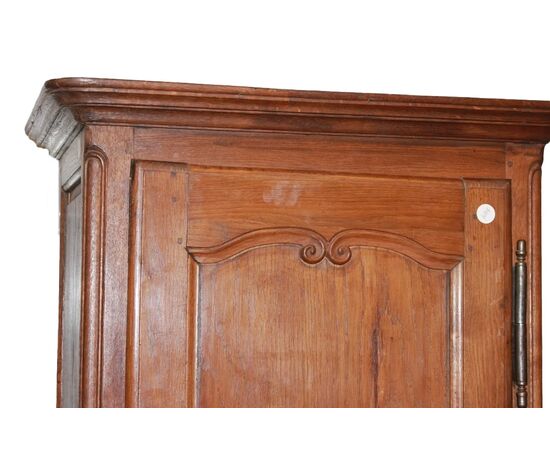 Piccolo Stipo Francese ad 1 Porta in Legno di Noce Provenzale