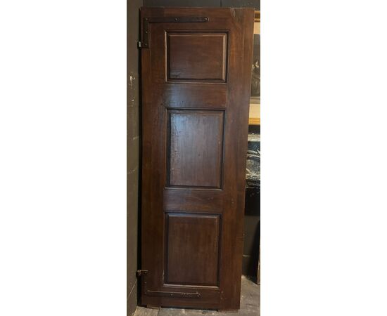 PTI756 - Porta in noce, scolpita, epoca '700, misure cm L 70 x H 200