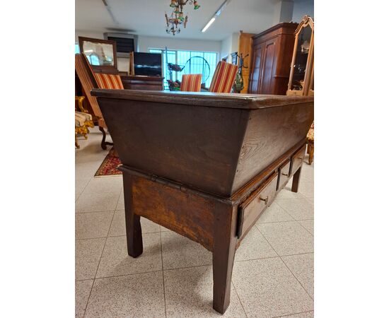Madia in castagno  H 82 - 160x69