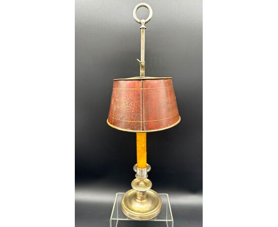 Lampada da scrivania Bouillotte, Francia - XIX sec.