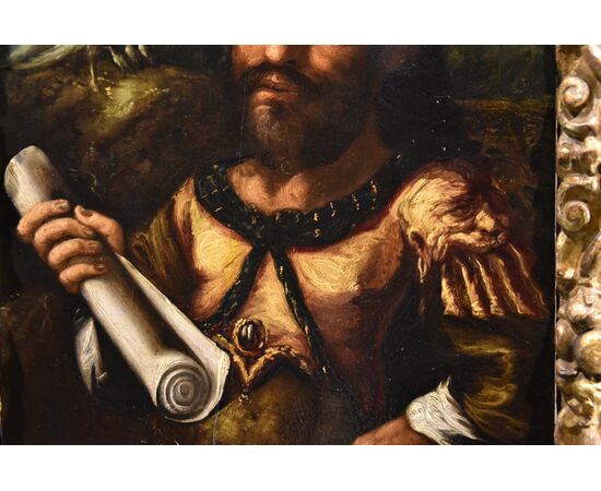 Ritratto dell'alchimista Geber, Pittore manierista fiammingo XVII secolo