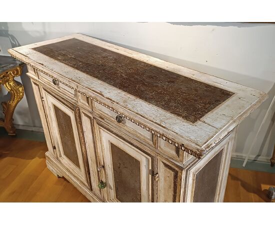 CREDENZA LACCATA LUIGI XIV FINE XVII-INIZI XVIII SECOLO
