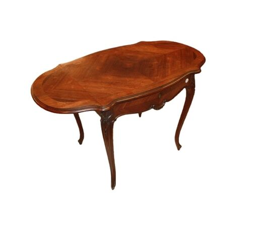 Tavolino da salotto francese con Alette del 1800 in Legno di Palissandro
