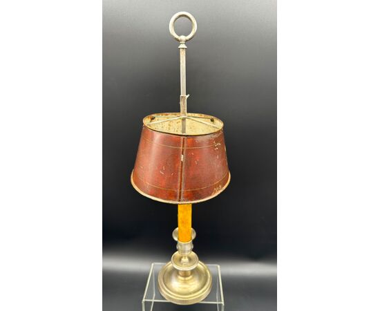 Lampada da scrivania Bouillotte, Francia - XIX sec.