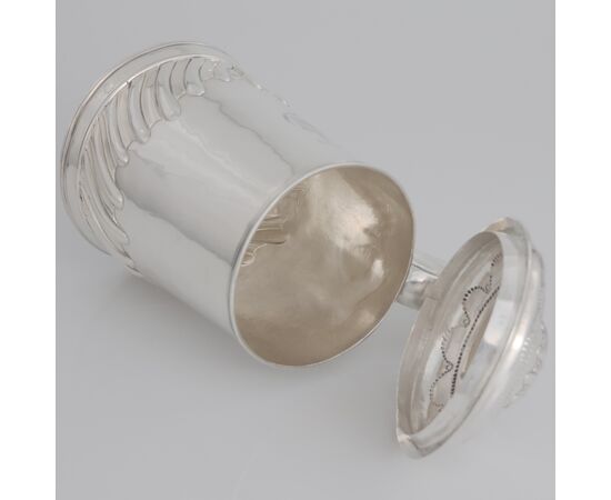 Tankard in argento sterling Giorgio II, Joseph Jackson, Dublino, 1749