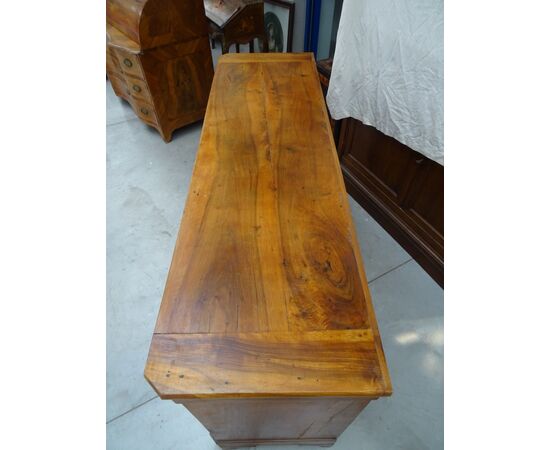 Credenza a tre porte in noce massello Luigi Filippo 1860 Francia