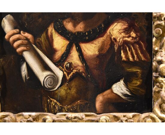Ritratto dell'alchimista Geber, Pittore manierista fiammingo XVII secolo
