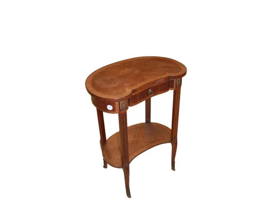 Tavolino a fagiolo francese stile Luigi XVI del 1800