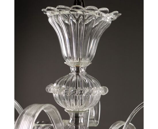 Lampadario Veneziano Murano XX Secolo